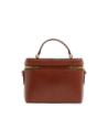 Mini bauletto in pelle con manico gioiello The Bridge Story Donna – Marrone/Oro
