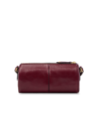 Borsa a tracolla cilindrica in pelle The Bridge Story Donna – Barolo/Oro