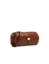 Borsa a tracolla cilindrica in pelle The Bridge Story Donna – Marrone/Oro