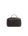 Beauty case in pelle The Bridge Travel Soft – Moka/Rutenio White