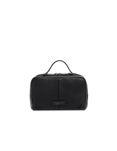 Beauty case in pelle The Bridge Travel Soft – Nero/Palladio/Rutenio - foto 1