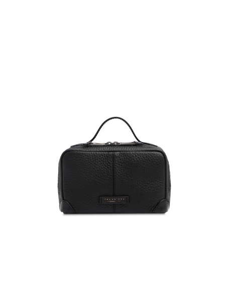 Beauty case in pelle The Bridge Travel Soft – Nero/Palladio/Rutenio - foto 1