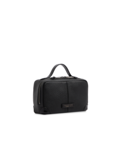 Beauty case in pelle The Bridge Travel Soft – Nero/Palladio/Rutenio - foto 1 2