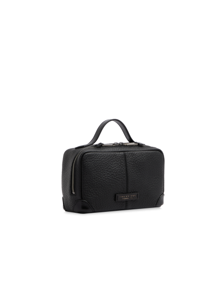 Beauty case in pelle The Bridge Travel Soft – Nero/Palladio/Rutenio - foto 2
