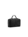 Beauty case in pelle The Bridge Travel Soft – Nero/Palladio/Rutenio