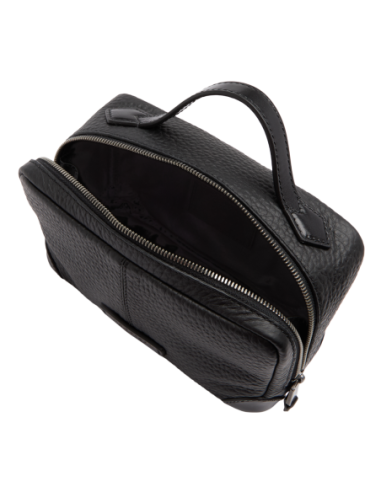 Beauty case in pelle The Bridge Travel Soft – Nero/Palladio/Rutenio - foto 4
