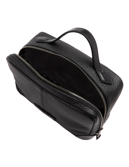 Beauty case in pelle The Bridge Travel Soft – Nero/Palladio/Rutenio - foto 4