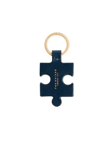 Portachiavi puzzle in pelle The Bridge Duccio – Notte/Oro - foto 1