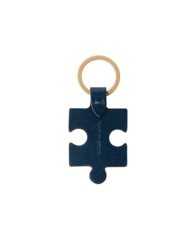 Portachiavi puzzle in pelle The Bridge Duccio – Notte/Oro - foto 2