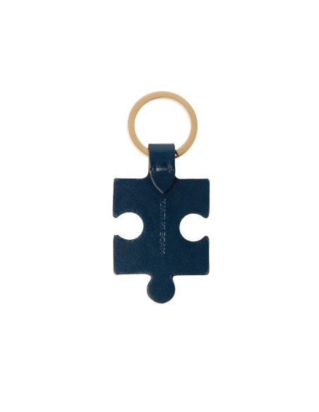 Portachiavi puzzle in pelle The Bridge Duccio – Notte/Oro - foto 2