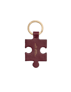 Portachiavi puzzle in pelle The Bridge Duccio – Barolo/Oro - foto 1