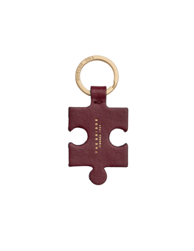 Portachiavi puzzle in pelle The Bridge Duccio – Barolo/Oro - foto 1