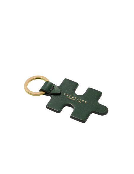 Portachiavi puzzle in pelle The Bridge Duccio – Pino/Oro - foto 2