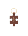 Portachiavi puzzle in pelle The Bridge Duccio – Marrone/Oro