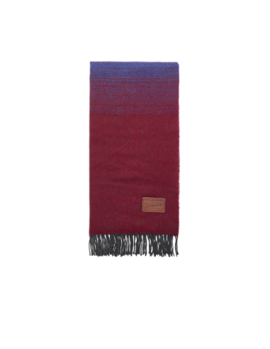 Sciarpa multicolore in misto lana con frange 50x200 cm The Bridge – Mix Barolo/Notte - foto 1