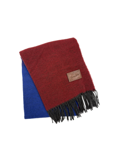 Sciarpa multicolore in misto lana con frange 50x200 cm The Bridge – Mix Barolo/Notte - foto 3