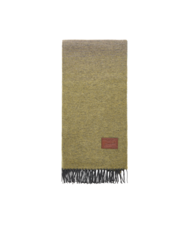 Sciarpa multicolore in misto lana con frange 50x200 cm The Bridge – Mix Felce/Moka - foto 1