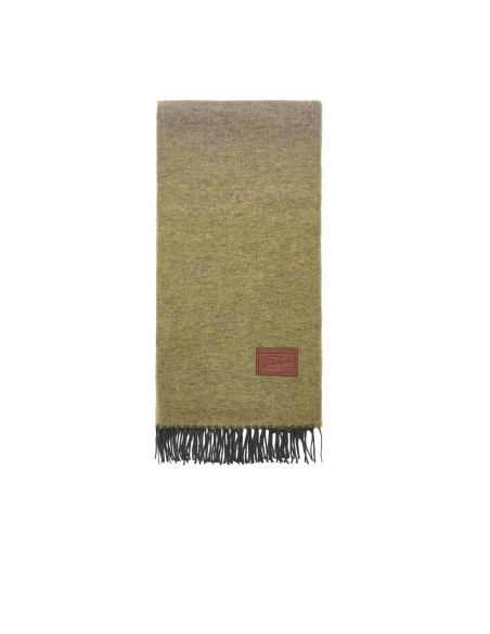 Sciarpa multicolore in misto lana con frange 50x200 cm The Bridge – Mix Felce/Moka - foto 1