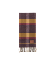 Sciarpa a quadri in lana merino con frange 30x200 cm The Bridge – Check Barolo - foto 1