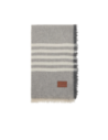 Sciarpa spigata in misto lana con frange 65x200 cm The Bridge – Mix Burro/Greige
