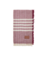 Sciarpa spigata in misto lana con frange 65x200 cm The Bridge – Mix Burro/Barolo