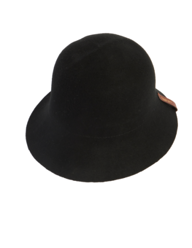 Cappello cloche donna in lana The Bridge – Nero/Oro - foto 1