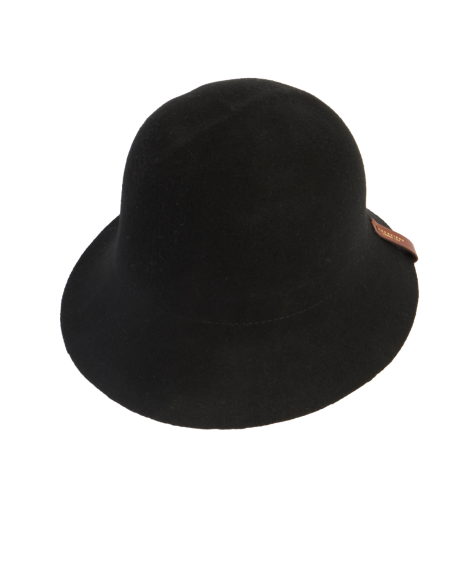Cappello cloche donna in lana The Bridge – Nero/Oro - foto 1