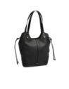 Borsa shopping in pelle martellata The Bridge Martina – Nero/Oro Borsa shopping in pelle martellata The Bridge Martina – Nero/Oro
