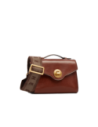 Borsa a tracolla in pelle con chiusura gioiello The Bridge Irene – Marrone/Oro Borsa a tracolla in pelle con chiusura gioiello The Bridge Irene – Marrone/Oro