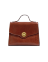 Borsa a mano in pelle con chiusura gioiello The Bridge Irene – Marrone/Oro Borsa a mano in pelle con chiusura gioiello The Bridge Irene – Marrone/Oro