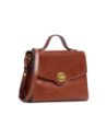 Borsa a mano in pelle con chiusura gioiello The Bridge Irene – Marrone/Oro Borsa a mano in pelle con chiusura gioiello The Bridge Irene – Marrone/Oro