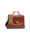 Borsa a mano in pelle con chiusura gioiello The Bridge Irene – Marrone/Oro Borsa a mano in pelle con chiusura gioiello The Bridge Irene – Marrone/Oro