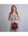 Borsa a mano in pelle con chiusura gioiello The Bridge Irene – Marrone/Oro Borsa a mano in pelle con chiusura gioiello The Bridge Irene – Marrone/Oro