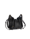 Borsa a tracolla con coulisse in pelle martellata The Bridge Martina – Nero/Oro Borsa a tracolla con coulisse in pelle martellata The Bridge Martina – Nero/Oro