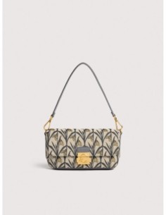 Borsa baguette in jacquard floreale Coccinelle C-Me Lock Medium – Multicolor Stove - foto 1