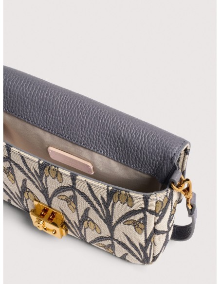 Minibag in jacquard floreale Coccinelle C-Me Lock Mini – Multicolor Stove - foto 3