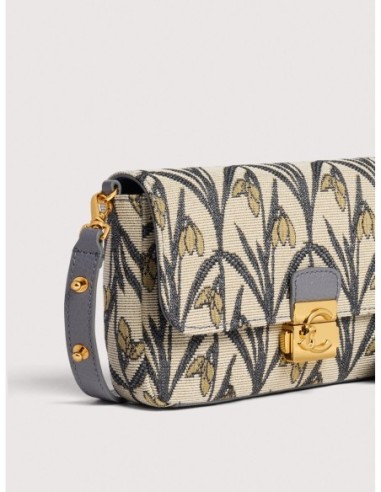 Minibag in jacquard floreale Coccinelle C-Me Lock Mini – Multicolor Stove - foto 4