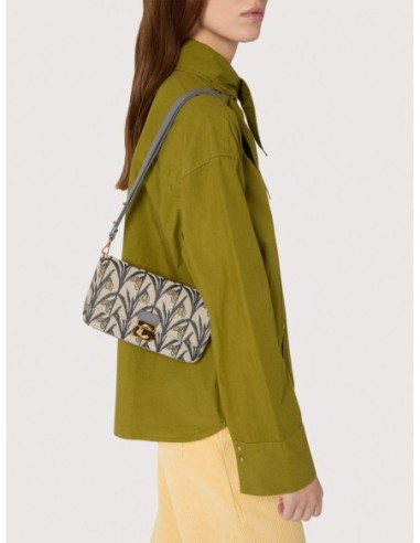 Minibag in jacquard floreale Coccinelle C-Me Lock Mini – Multicolor Stove - foto 6