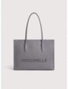 Borsa shopping in pelle con grana Coccinelle Myrtha26 Medium – Stove Borsa shopping in pelle con grana Coccinelle Myrtha26 Medium – Stove