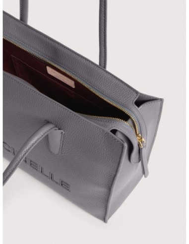 Borsa shopping in pelle con grana Coccinelle Myrtha26 Medium – Stove - foto 3
