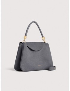 Borsa a mano in camoscio Coccinelle Tiggy Medium – Stove - foto 1 2
