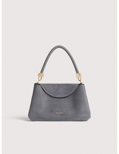 Borsa a mano in camoscio Coccinelle Tiggy Small – Stove - foto 1