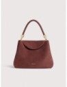 Borsa a mano in camoscio Coccinelle Tiggy Medium – Berry