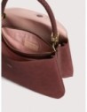 Borsa a mano in camoscio Coccinelle Tiggy Medium – Berry