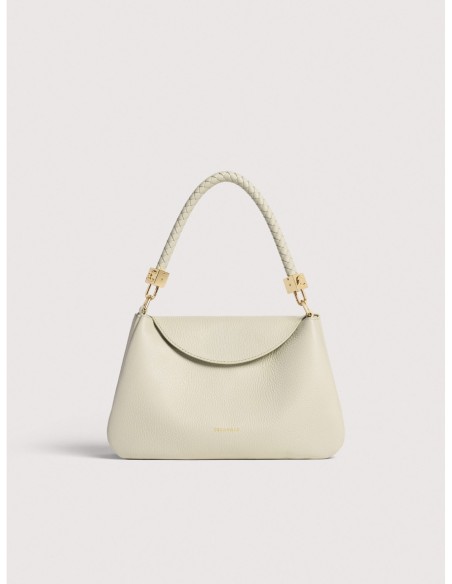 Borsa a mano in pelle con grana Coccinelle Tiggy Small – Eucalipto - foto 1