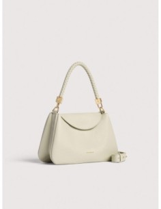 Borsa a mano in pelle con grana Coccinelle Tiggy Small – Eucalipto - foto 1 2