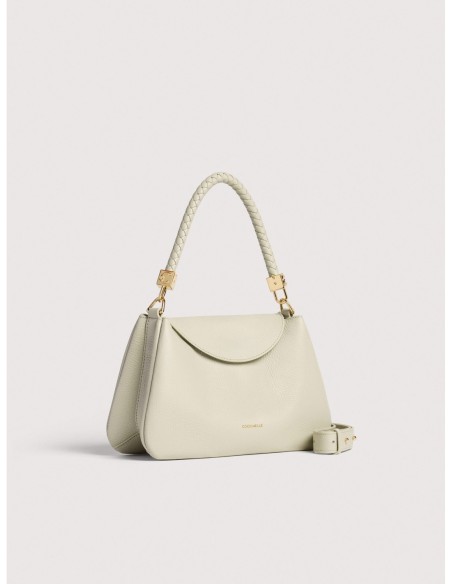 Borsa a mano in pelle con grana Coccinelle Tiggy Small – Eucalipto - foto 2