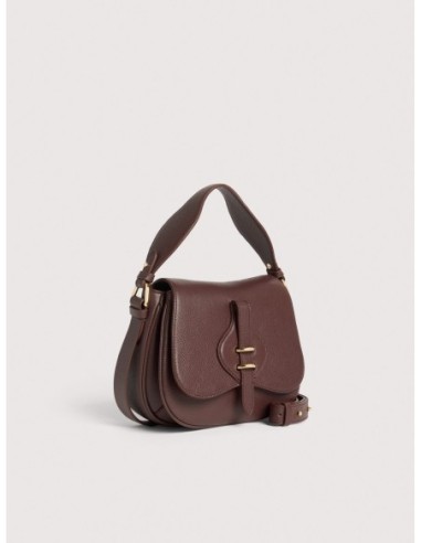 Borsa a mano in pelle con micro grana Coccinelle Mavery Small – Berry - foto 2