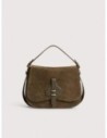 Borsa a mano in camoscio Coccinelle Mavery Medium – Fango Borsa a mano in camoscio Coccinelle Mavery Medium – Fango