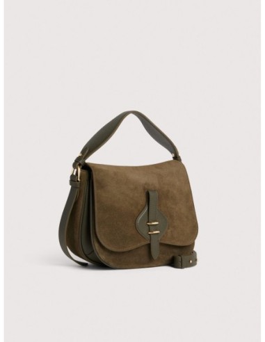 Borsa a mano in camoscio Coccinelle Mavery Medium – Fango - foto 2
